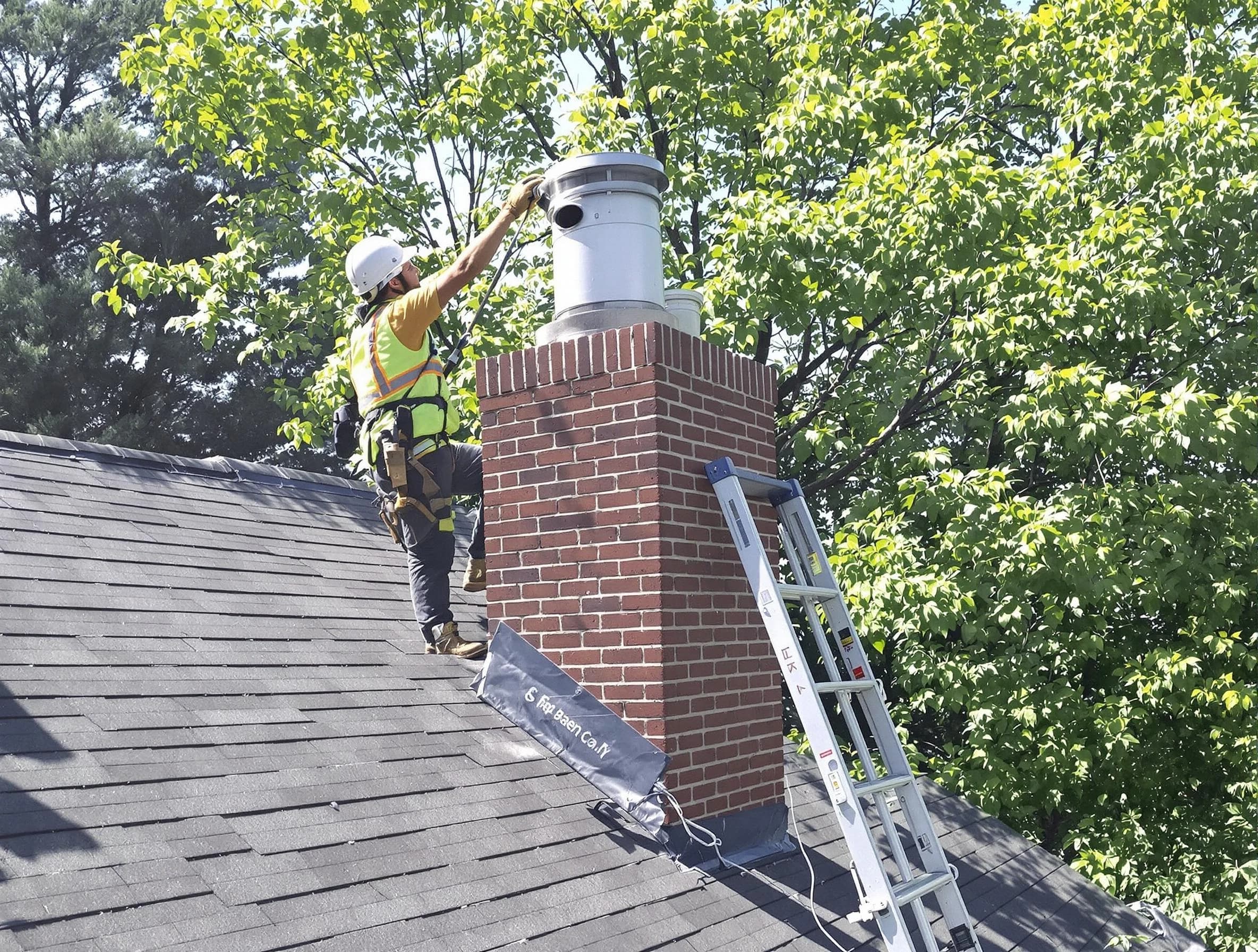 Chimney liner inspection by Teaneck Chimney Sweep in Teaneck, NJ