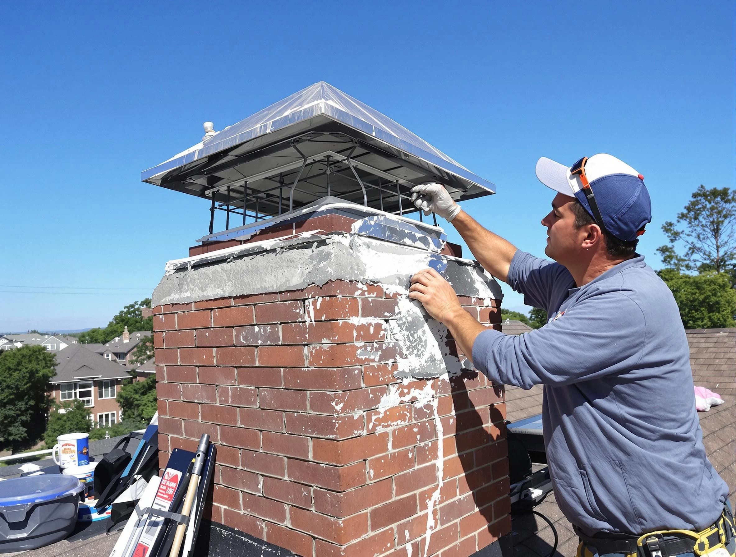 Chimney Crown Services service in Teaneck, NJ