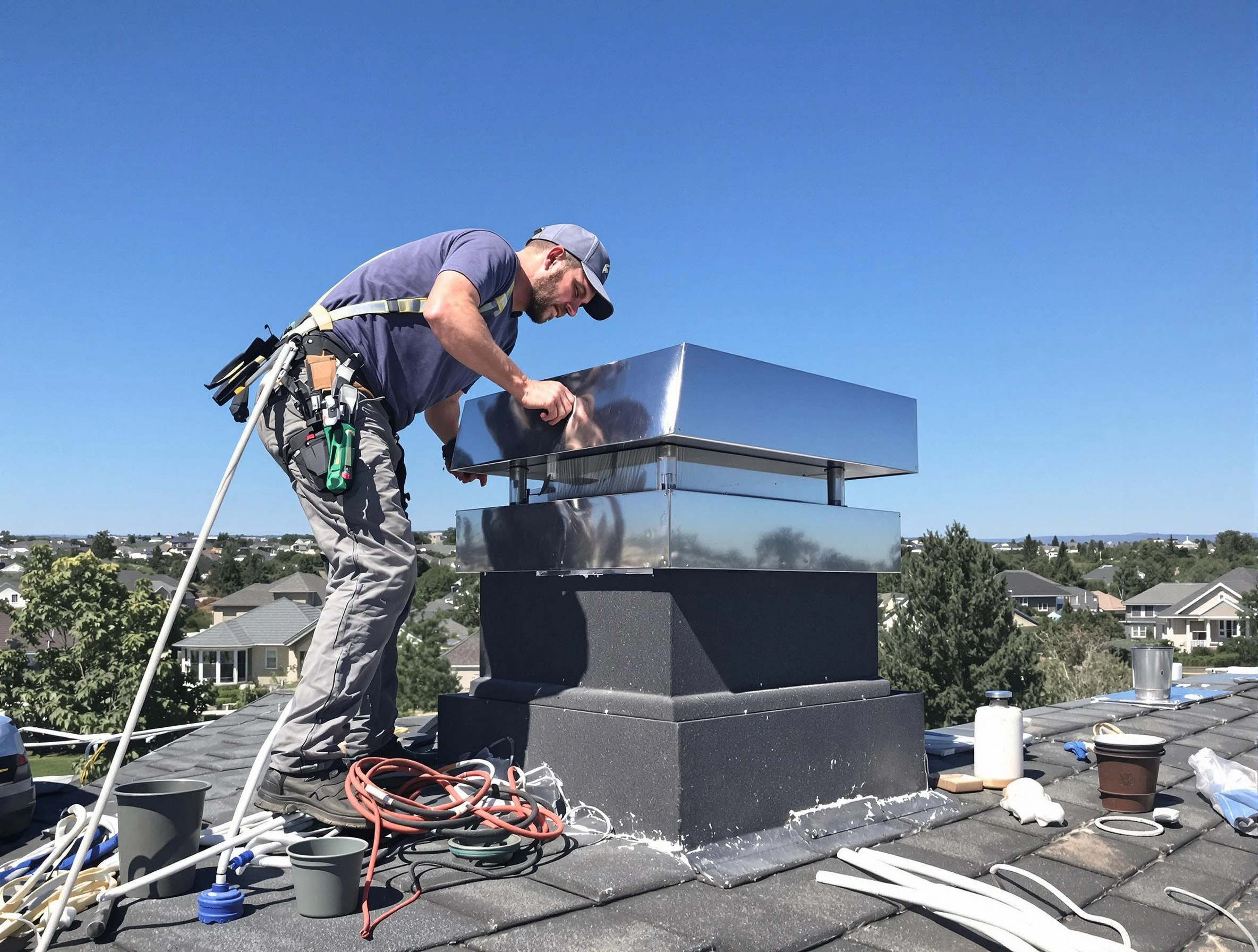 Chimney Cap Services in Teaneck